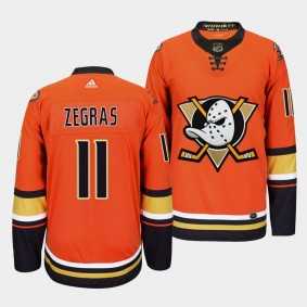 Men%27s Anaheim Ducks #11 Trevor Zegras Orange Adidas Jersey Dzhi->houston astros->MLB Jersey